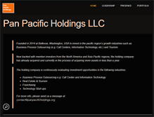 Tablet Screenshot of panpacificholdings.org
